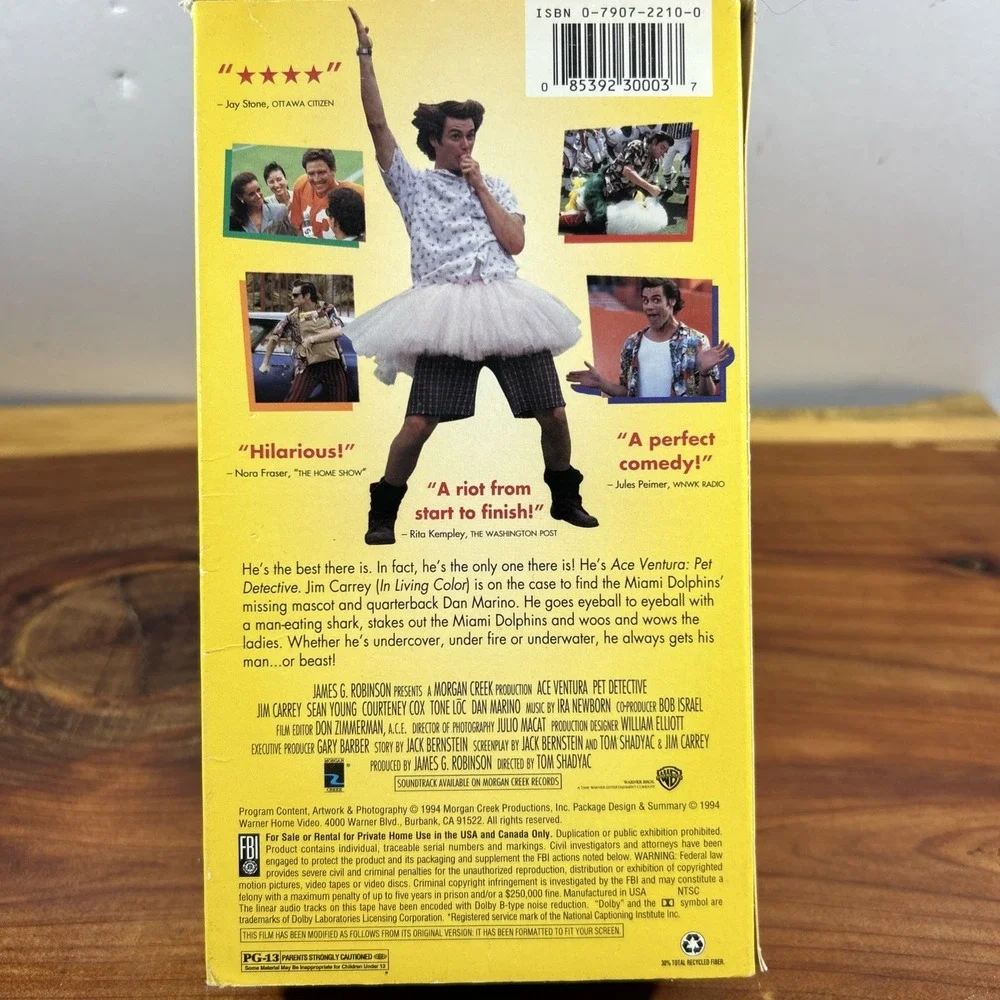 Ace Ventura: Pet Detective (VHS, 1994)